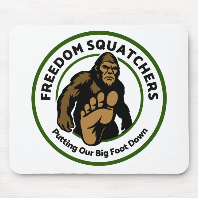Alfombrilla De Ratón Freedom Squatchers Mouse Pad (Frente)
