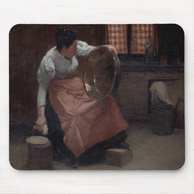 Alfombrilla De Ratón Fregado de la mujer (Frente)