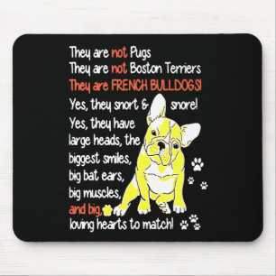 Alfombrilla De Ratón Frenchie Gift   Son Regalos De Bulldoges Franceses