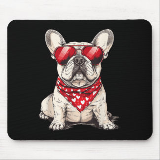 Alfombrilla De Ratón Frenchie Heart Bandana Guay Bulldog francés Lover 