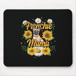 Alfombrilla De Ratón Frenchie Mama Bulldog francés Perro Giro