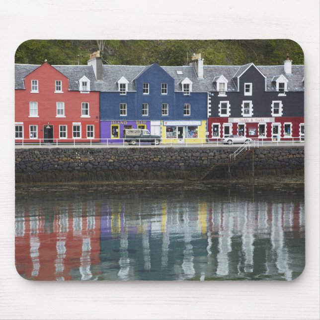 Alfombrilla De Ratón Frente al mar, Tobermory, Isla de Mull, Escocia, (Frente)