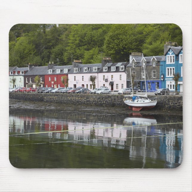 Alfombrilla De Ratón Frente al mar, Tobermory, Isla de Mull, Escocia, 2 (Frente)