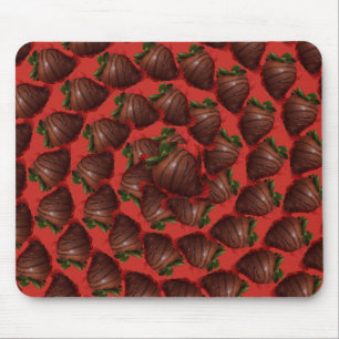 Alfombrilla De Ratón Fresas cubiertas de chocolate
