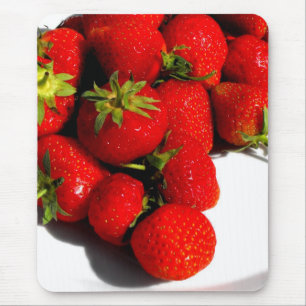 Alfombrilla De Ratón Fresas fruta comida