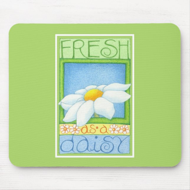 Alfombrilla De Ratón Fresco como un Daisy Mousepad (Frente)