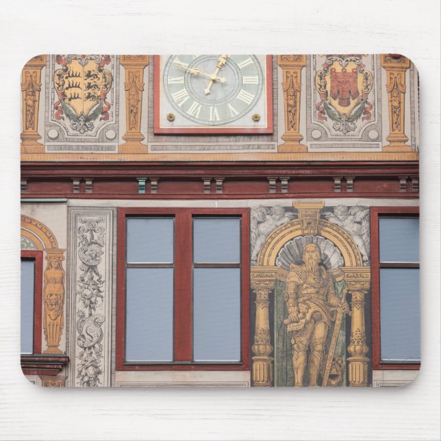 Alfombrilla De Ratón Frescos del Edificio del Casco Antiguo (Frente)