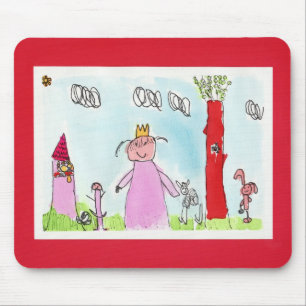 Alfombrilla De Ratón Freya que dibuja Mousepad