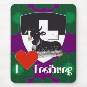 Alfombrilla De Ratón Friburgo Schweiz Suisse Mauspad
