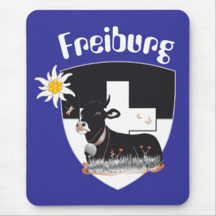 Alfombrilla De Ratón Friburgo Schweiz Suisse Mauspad