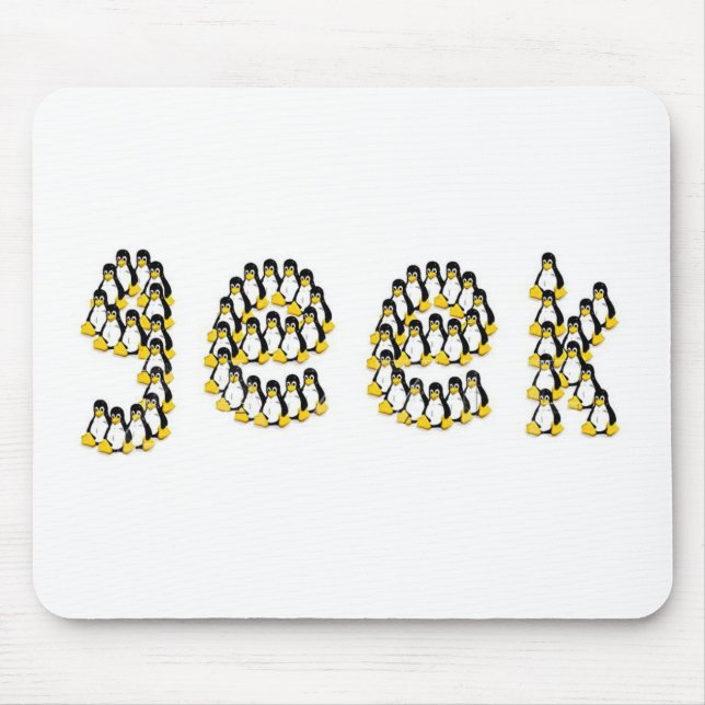 Alfombrilla De Ratón Friki de Linux Tux (Frente)