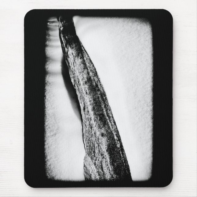 Alfombrilla De Ratón frío largo y duro solitario (Frente)