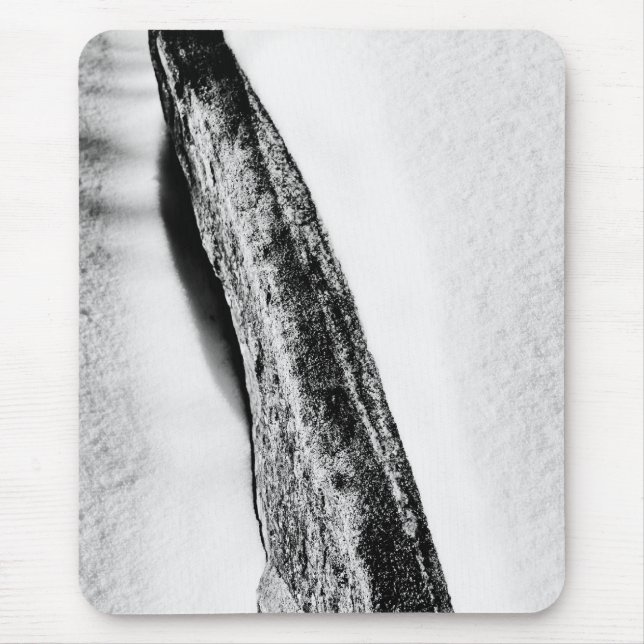 Alfombrilla De Ratón frío largo y duro solitario (Frente)
