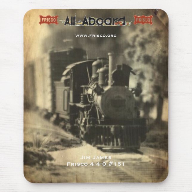 Alfombrilla De Ratón Frisco 151 Rollin abajo de la pista (Frente)