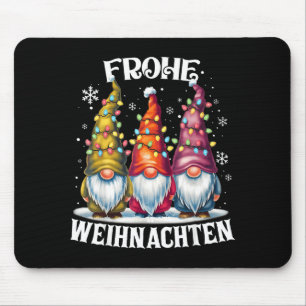 Alfombrilla De Ratón Frohe Weihnachten Gnomo Alemán Adorno de Navidad