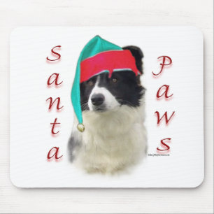 Alfombrilla De Ratón Frontera Collie Santa Paws