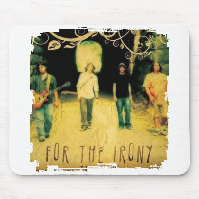 Alfombrilla De Ratón Frontera desigual Mousepad (Frente)