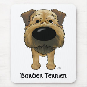 Alfombrilla De Ratón Frontera grande Terrier de la nariz