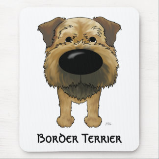 Alfombrilla De Ratón Frontera grande Terrier de la nariz