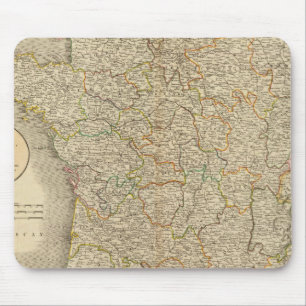 Alfombrilla De Ratón Fronteras provinciales de Francia