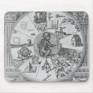 Alfombrilla De Ratón Frontispiece a Utriusque de Roberto Fludd