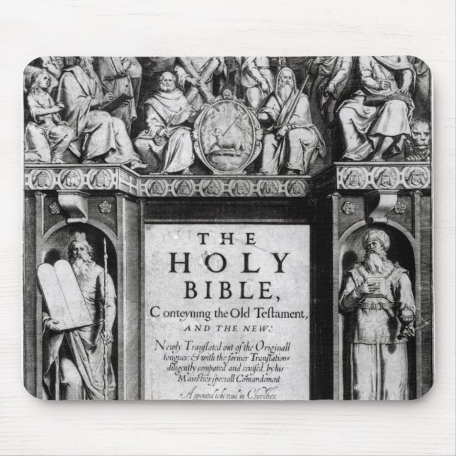 Alfombrilla De Ratón Frontispiece 'al Bible santo (Frente)