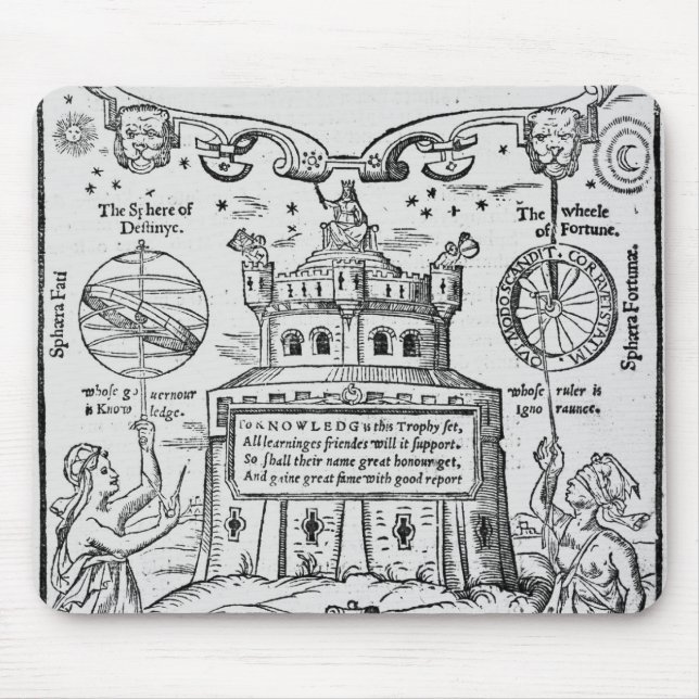 Alfombrilla De Ratón Frontispiece 'al castillo de Knowledge (Frente)