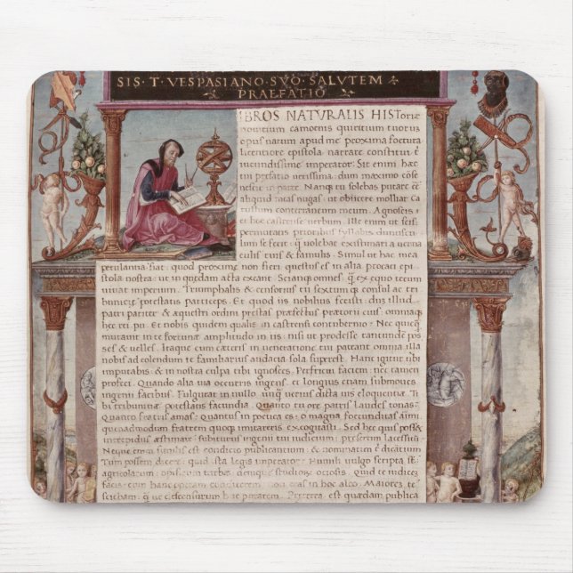 Alfombrilla De Ratón Frontispiece para reservar I que muestra una (Frente)