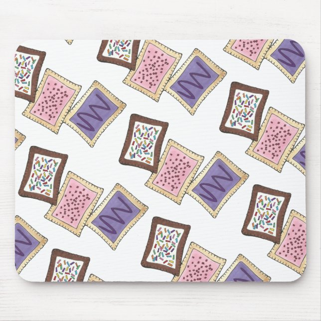 Alfombrilla De Ratón Frosted Toaster Pastry Breakfast Junk Food Foodie (Frente)