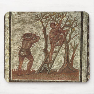 Alfombrilla De Ratón Fruta de la cosecha, mosaico romano