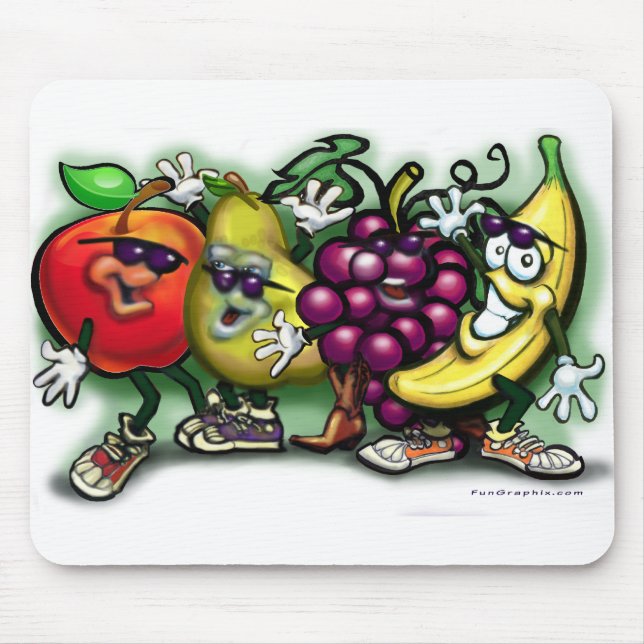 Alfombrilla De Ratón Frutas (Frente)