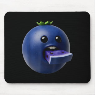 Alfombrilla De Ratón Frutas Niche Divertidas Memes Arándanos Surrealist