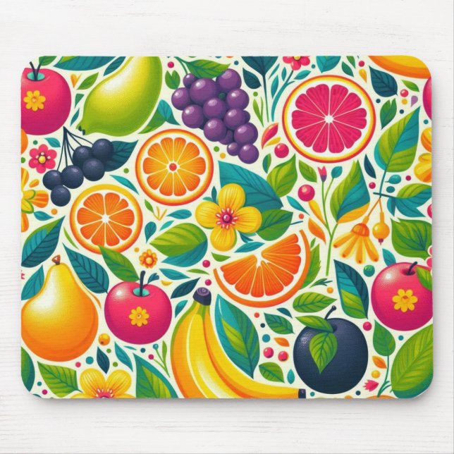 Alfombrilla De Ratón Frutos coloridos (Frente)