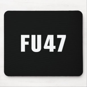 Alfombrilla De Ratón Fu47 Divertido anti Trump 2024 Bandera Patriótica 