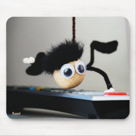 Alfombrilla De Ratón Fubby hangend als de scene van Tom Cruise.