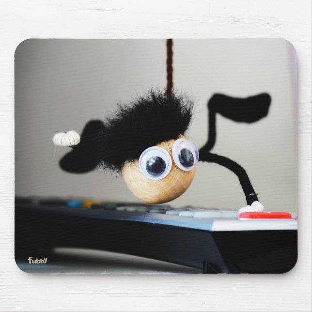 Alfombrilla De Ratón Fubby hangend als de scene van Tom Cruise. (Frente)