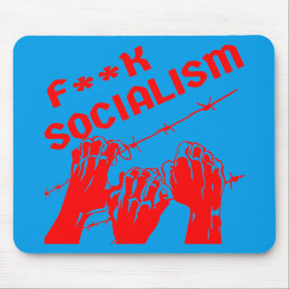 Alfombrilla De Ratón Fuc>| Alambre de Barb del Socialismo #USAPatriotGr