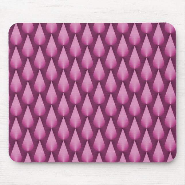 Alfombrilla De Ratón Fuchsia Dazzling Raindrop Mousepad (Frente)
