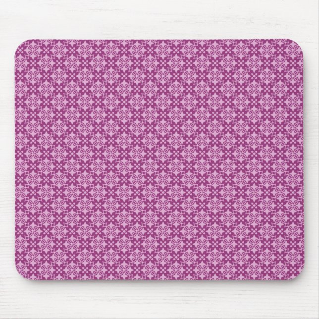 Alfombrilla De Ratón Fuchsia Elegante Moda Mousepad (Frente)