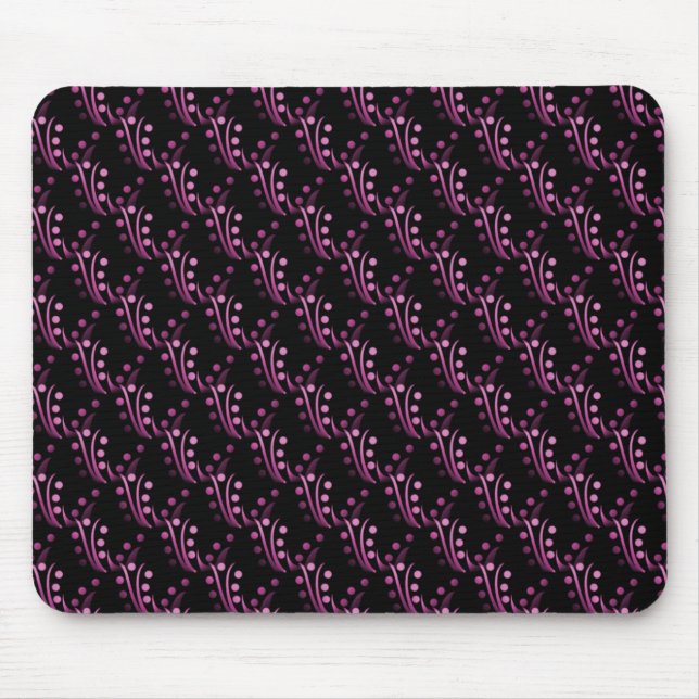 Alfombrilla De Ratón Fuchsia Luxurious Glam Mousepad (Frente)
