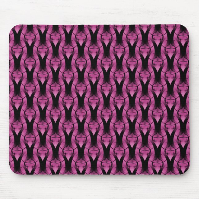 Alfombrilla De Ratón Fuchsia Modern Classic Mousepad (Frente)