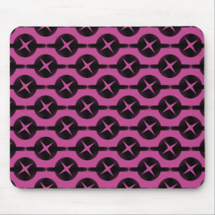 Alfombrilla De Ratón Fuchsia Poco frecuentes Círculos Mousepad