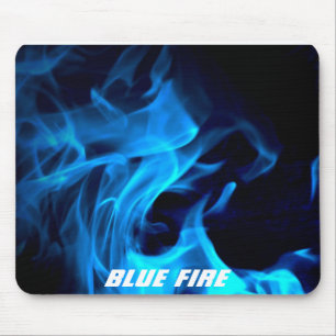 Alfombrilla De Ratón Fuego azul