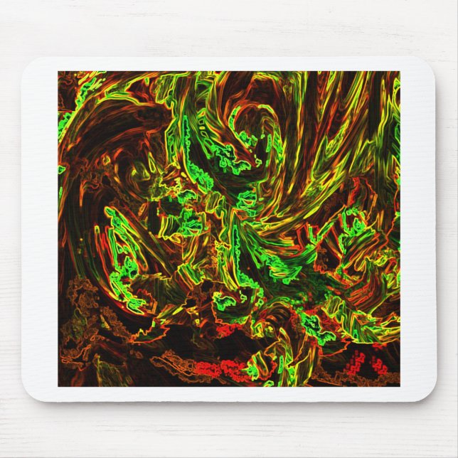 Alfombrilla De Ratón Fuego de luna (Frente)