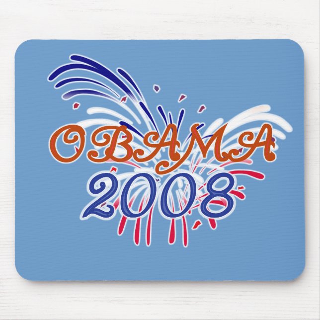 Alfombrilla De Ratón Fuego WorksMousepad de Obama (Frente)