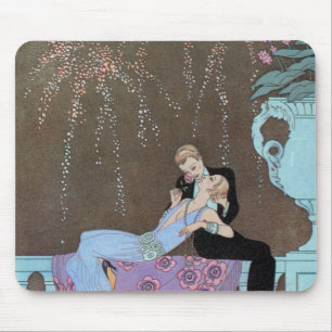 Alfombrilla De Ratón Fuegos artificiales Art Deco vintage Le Feu, Georg
