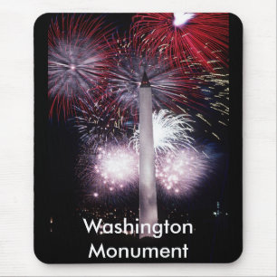 Alfombrilla De Ratón Fuegos artificiales del Monumento de Washington