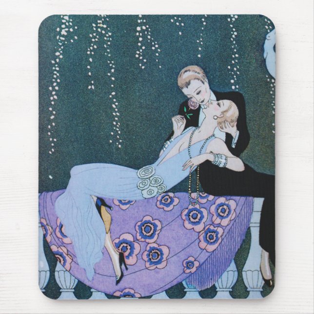 Alfombrilla De Ratón Fuegos artificiales en el art déco de París (Frente)