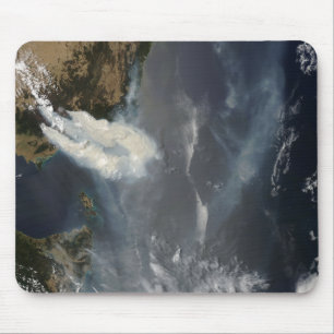 Alfombrilla De Ratón Fuegos y humo en Australia suroriental