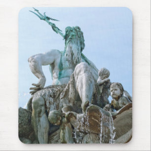 Alfombrilla De Ratón Fuente de Neptuno en Berlín